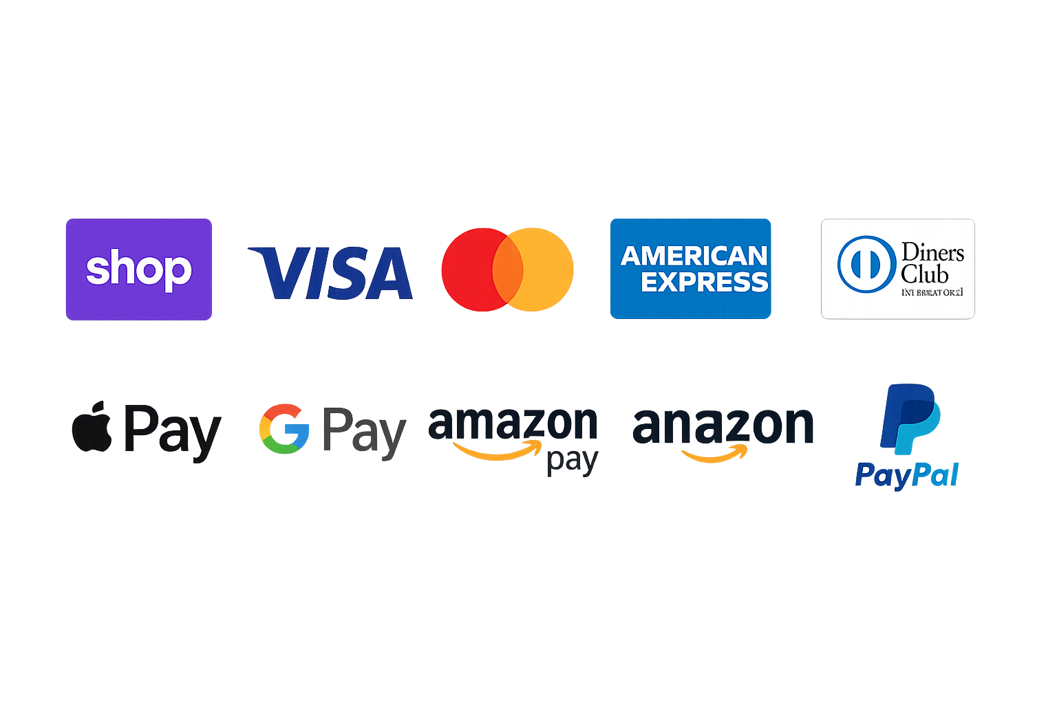 Accepted payment methods